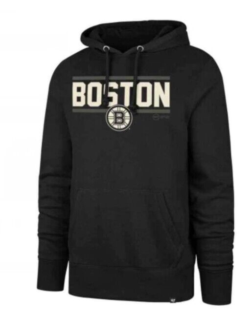 Men's Boston Bruins Black Pullover Hoodie
